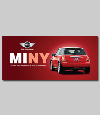 Mini Of Manhattan custom flyer print